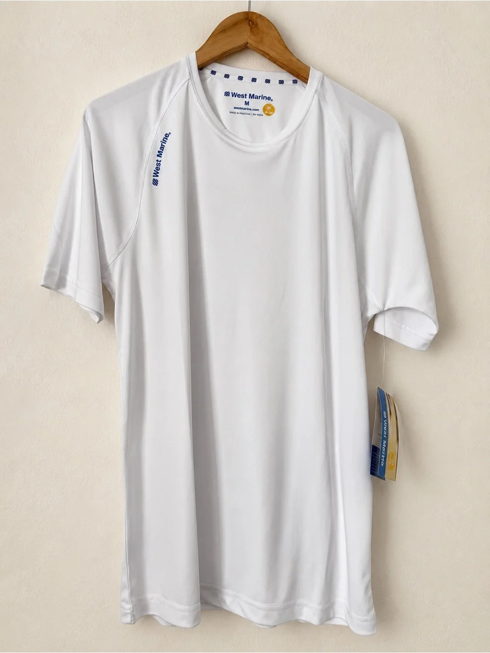 Men’s White West Marine Tee